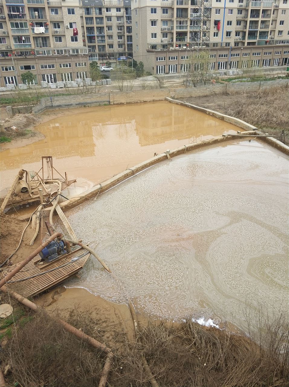 裕民沉淀池淤泥清理-厂区废水池淤泥清淤